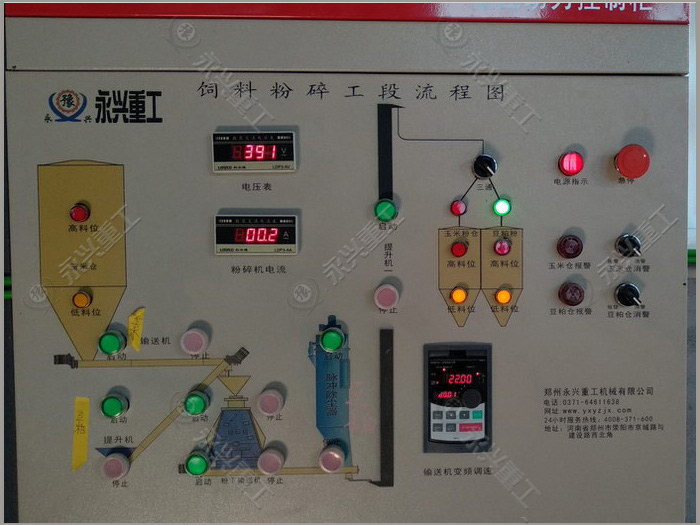 饲料生产线控制柜